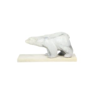IJsbeer Beeld Sculptuur Hars Pearlite Marblecraft Canada 24cm