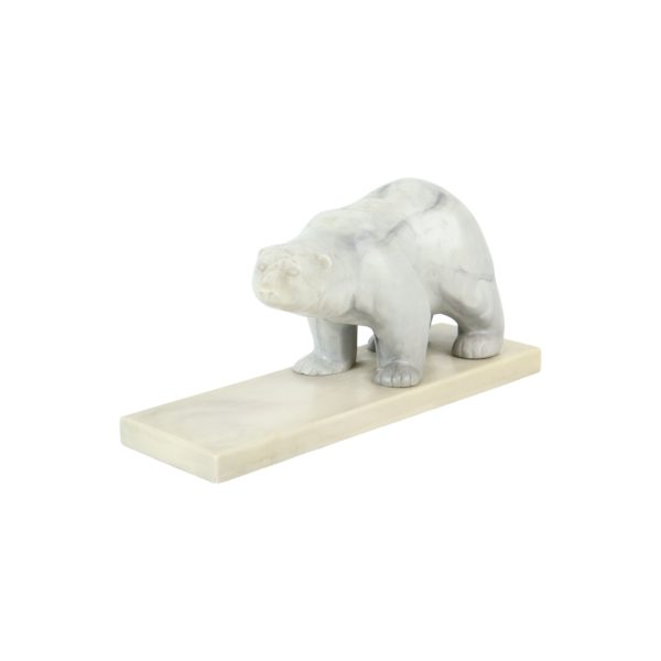 IJsbeer Beeld Sculptuur Hars Pearlite Marblecraft Canada 24cm