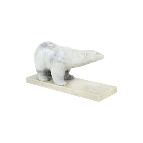 IJsbeer Beeld Sculptuur Hars Pearlite Marblecraft Canada 24cm