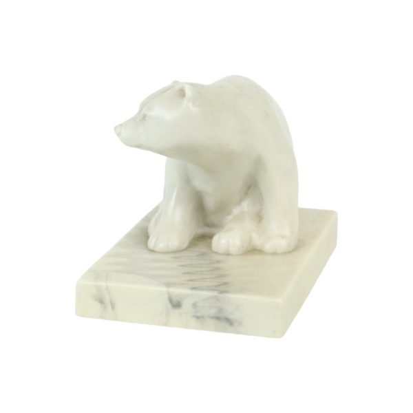 IJsbeer Beeld Sculptuur Hars Pearlite Marblecraft Canada 12cm
