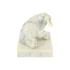 Vintage Walrus Beeld Sculptuur Hars Pearlite Marblecraft Canada 12cm