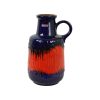 Vintage West Germany Aardewerk Scheurich Blauw Oranje Fat Lava 408-40