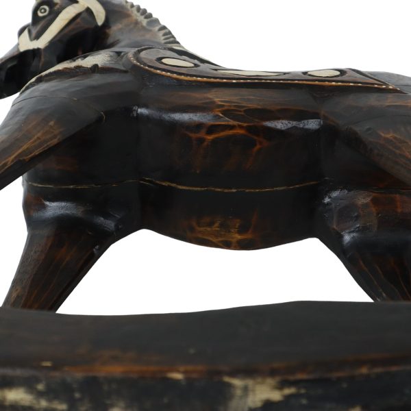 Vintage Frans Schommelpaard Wip Hobbelpaard Hout Jaren 70