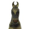 Vintage Houten Marwari Paard Koper Messing Beeld Sculptuur 27cm