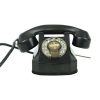 Oude Amerikaanse Draaischijf Telefoon Bakeliet Monophone