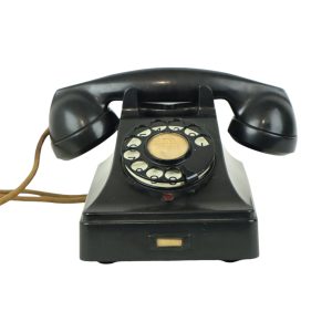 Oude Draaischijf Telefoon 1956 Bakeliet Bell Company 2749-RB