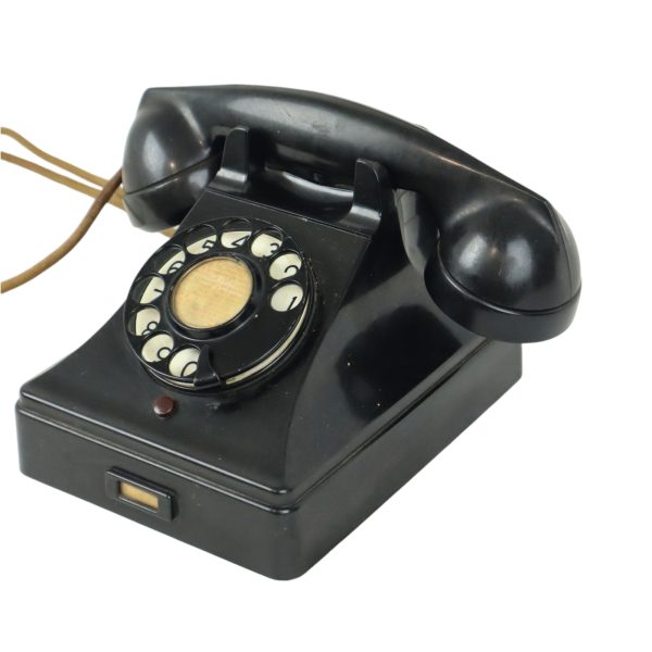 Oude Draaischijf Telefoon 1956 Bakeliet Bell Company 2749-RB