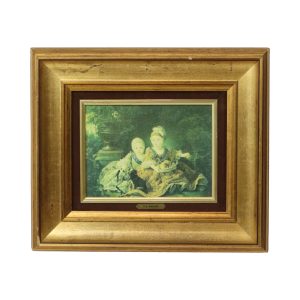 Vintage Gouden Lijst Grenenhout Klassiek Werkje Drouais