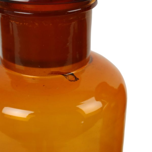 Grote Oude Apotheker Medische Flessen Potten Set Bruin Amber Glas