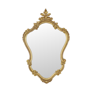 Vergulde Deknudt Kuifspiegel Facetgeslepen Rococo Stijl