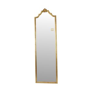 Deknudt Smalle Hal Spiegel Bladgoud Verguld Klassiek Kroon 133cm