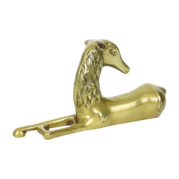 Herten Beeld Sculptuur Koper Messing Liggend Hert Sarreid Ltd