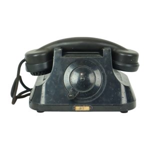Oude Militaire Telefoon Metaal Bakeliet ATEA Type 1949