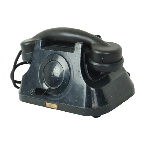 Oude Militaire Telefoon Metaal Bakeliet ATEA Type 1949 Oude Militaire Telefoon Metaal Bakeliet ATEA Type 1949