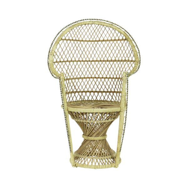 Vintage Emanuelle Poppenstoel Pauwstoel Peacock 40cm
