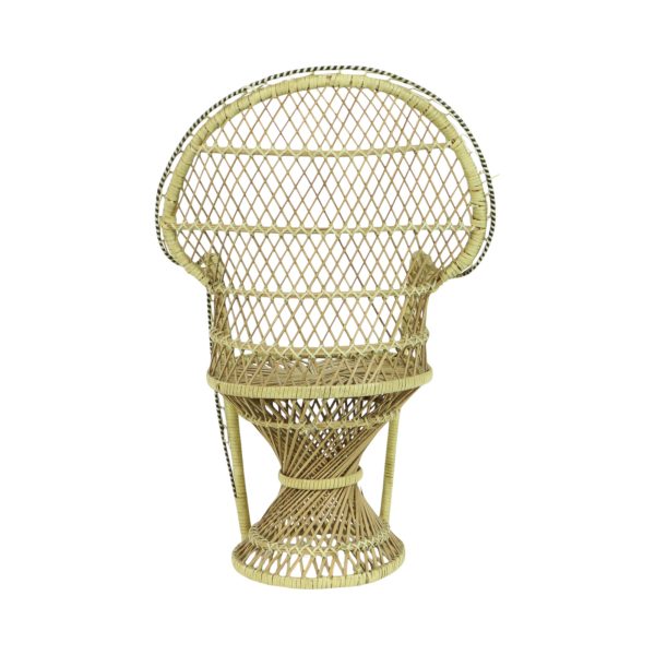 Vintage Emanuelle Poppenstoel Pauwstoel Peacock 40cm
