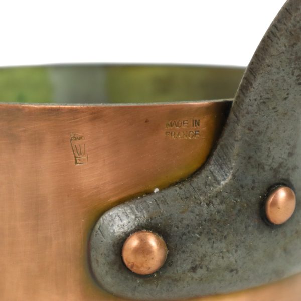 Set van 2 Decoratieve Steelpannen Koper Staal Frankrijk