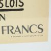 Vintage Ingelijste Poster Loterie Nationale France Fifties Reclame Jean Effel
