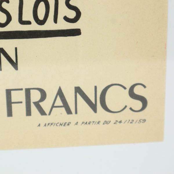 Vintage Ingelijste Poster Loterie Nationale France Fifties Reclame Jean Effel