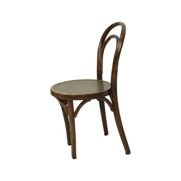 Vintage Massief Houten Kinderstoel Thonet Stijl
