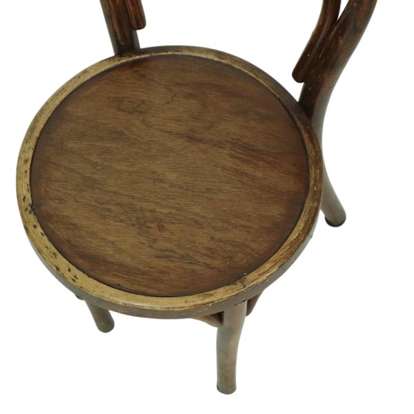 Vintage Massief Houten Kinderstoel Thonet Stijl