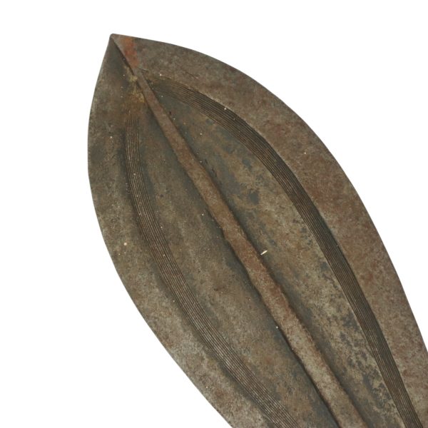 Vintage Kuba Ikul Metalen Ceremonieel Mes Kort Zwaard Congo