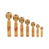 Lot van 7 Kokeshi Poppen Tomio Sato Handgeschilderd Hout Japan Lot van 7 Kokeshi Poppen Tomio Sato Handgeschilderd Hout Japan