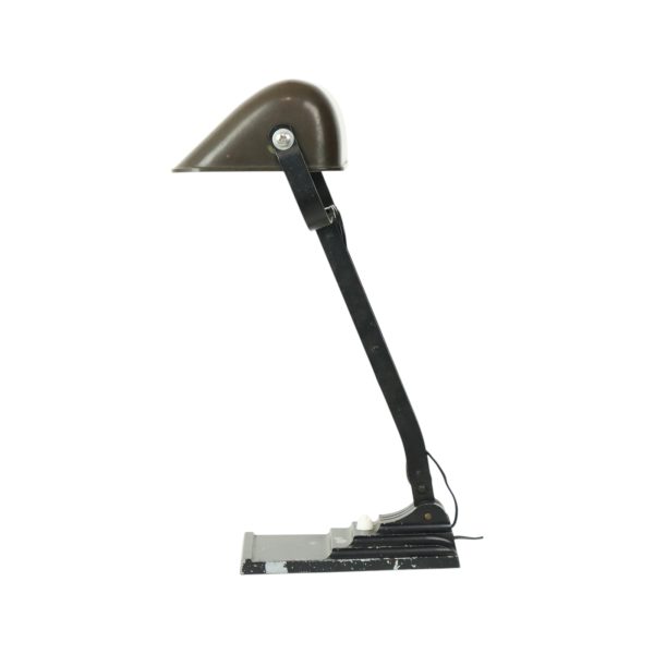 Art Deco Bureaulamp Notarislamp Erpe Model 52 Smeedijzer Bakeliet
