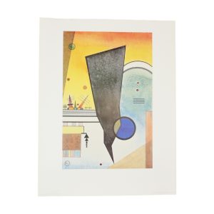 Offset Lithografie Wassily Kandinsky Gebogene Spitze 1924 Achenbach Art Edition