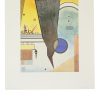 Offset Lithografie Wassily Kandinsky Gebogene Spitze 1924 Achenbach Art Edition