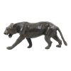 Mid Century Lederen Panter Beeld Liberty of London 43cm