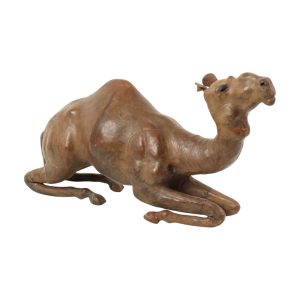 Mid Century Lederen Kameel Dromedaris Beeld Liberty of London 48cm