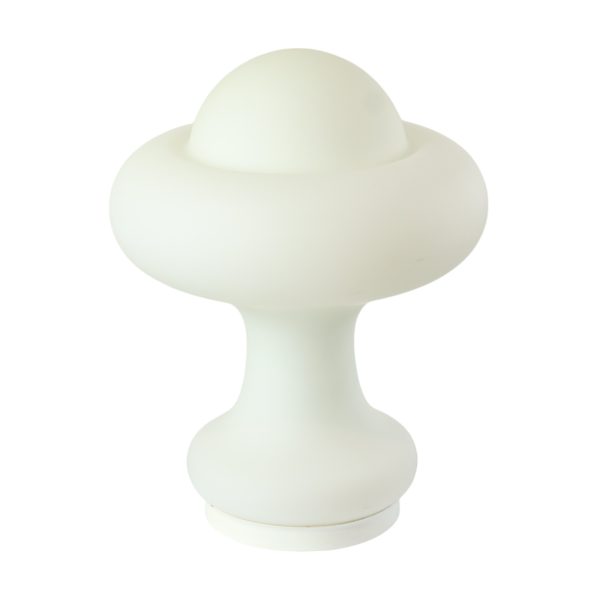 Mushroom Design Lamp Frosted Glass Mat Space Age Peill & Putzler