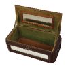 Antieke Tramp Art Doos met Spiegels Folk Art Verzamelobject