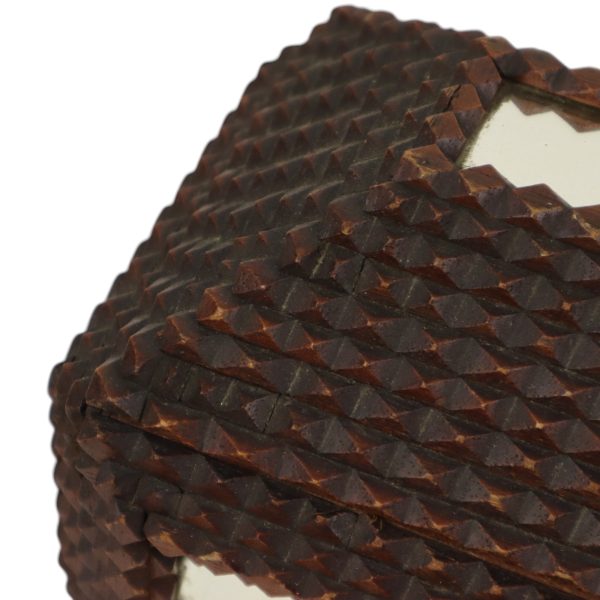 Antieke Tramp Art Doos met Spiegels Folk Art Verzamelobject