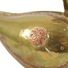 Vintage Decoratief Eenden Beeld Gehamerd Koper Messing Hout