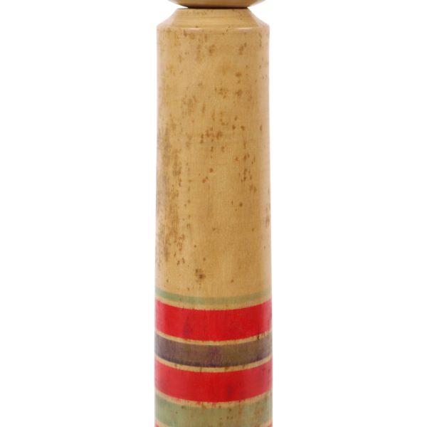 Grote Kokeshi Pop XL Formaat Handgeschilderd Hout Japan Showa 48cm