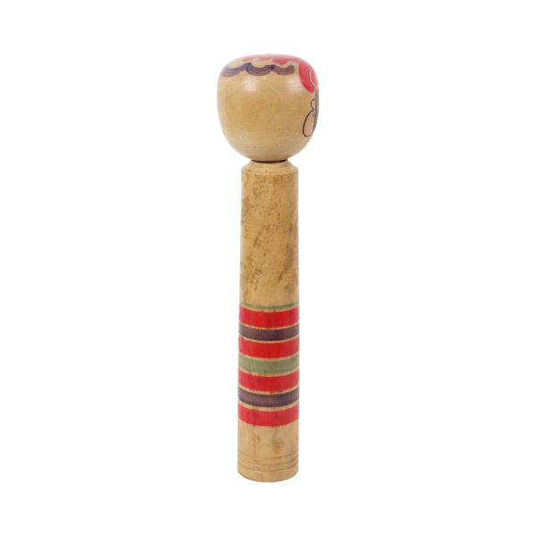 Grote Kokeshi Pop XL Formaat Handgeschilderd Hout Japan Showa 48cm