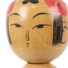 Grote Kokeshi Pop XL Formaat Handgeschilderd Hout Japan Showa 48cm