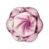 Paarse Kristallen Tafellamp Val Saint Lambert Swirl Sixties