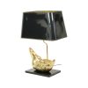 Grote Zwaan Lamp Hollywood Regency Tafellamp Regina Italy 58cm