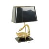 Grote Zwaan Lamp Hollywood Regency Tafellamp Regina Italy 58cm