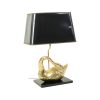 Grote Zwaan Lamp Hollywood Regency Tafellamp Regina Italy 58cm