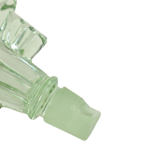 Groene Kristallen Toiletset Boudoirset Art Deco Stijl Parfum