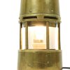 Oude Messing Mijnwerkerslamp Memorabilia Mijn 26cm