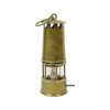 Oude Messing Mijnwerkerslamp Memorabilia Mijn 26cm