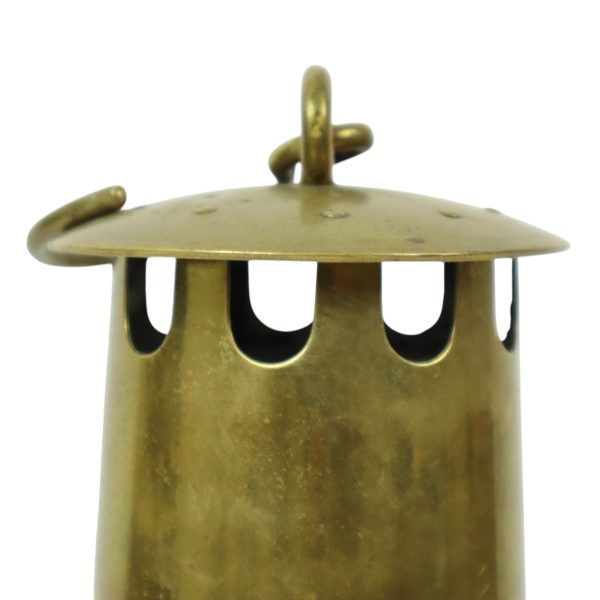 Oude Messing Mijnwerkerslamp Memorabilia Mijn 26cm