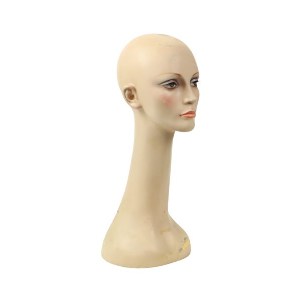 Grote Vintage Mannequin Etalage Hoofd Vrouw Paspop 52cm Grote Vintage Mannequin Etalage Hoofd Vrouw Paspop 52cm