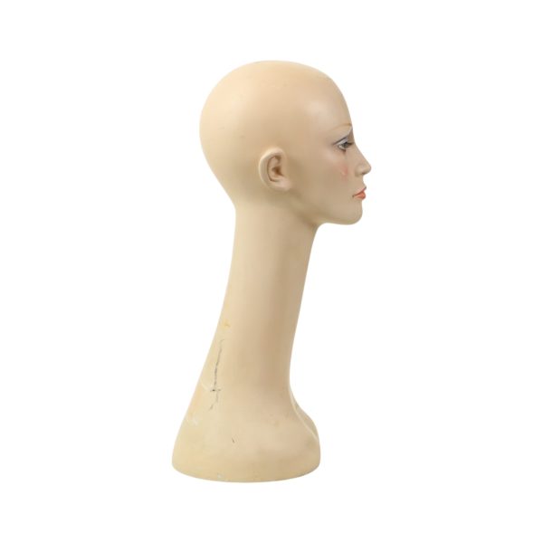 Grote Vintage Mannequin Etalage Hoofd Vrouw Paspop 52cm Grote Vintage Mannequin Etalage Hoofd Vrouw Paspop 52cm