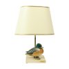 Artiflex Eend Lamp Design Messing Hars Travertin Malevolti